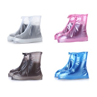 ถุงใส่รองเท้ากันน้ำอย่างหนา( สีฟ้า / สีชมพู ) (1)