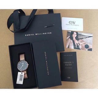 [ของแท้ 100%] Daniel Wellington Gift Set DW Women -32cmนาฬิกาแบรนด์เนม DW-11นาฬิกาข้อมือผู้หญิง