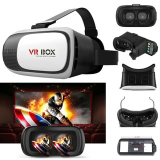 K1♟●แว่น VR Box 2.0 Glasses Headset 3D สำหรับสมาร์ทโฟนทุกรุ่น (6)
