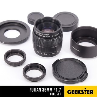 📸ถูกที่สุด 🔆เลนส์ละลาย ชุดใหญ่ Fujian 35 mm f1.7 ( Lens 35mm 1.7 )
