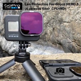 🇹🇭 สินค้าพร้อมส่งจากไทย ND Filter Lens ND8 ND16 ND32+CPL Polarized Filters สำหรับ GoPro HERO 9 / 8 BLACK