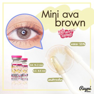 🌟 mini ava brown 🌟 คอนแทคเลนส์ / มินิ / มีเก็บปลายทาง / contact lens / kitty kawaii / minilens