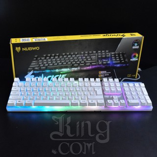 Nubwo คีย์บอร์ดเกมมิ่ง 9 โหมดไฟ Savage Gaming keyboard NK-18 สินค้าของแท้รับประกัน 1 ปี