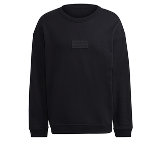 adidas ORIGINALS R.Y.V. Silicone Double Linear Badge Crew Sweatshirt ผู้ชาย สีดำ GN3293