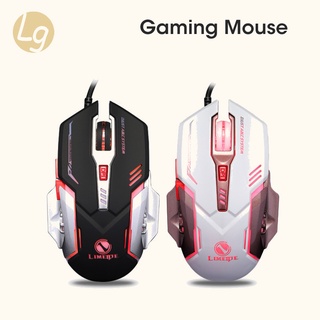 LG เมาส์เกมมิ่ง LED Wired Mouse ออฟติคอล เมาส์เกม ปรับ DPI 1200-4800 ตั้งMacro