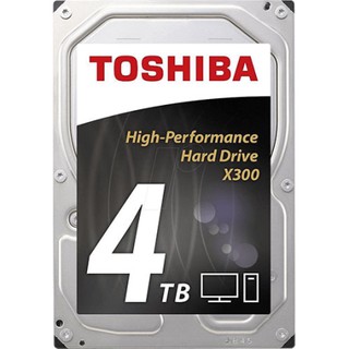 4TB HDD (ฮาร์ดดิสก์) TOSHIBA X300 (HDWR440UZSVA) 3.5" 7200rpm 128MB SATAIII - รับประกัน 3 ปี