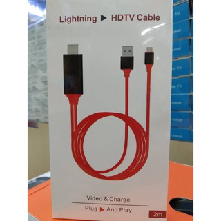 🔥แท้ 100%🔥 Lightning HDTV IPhone สาย IPhone To HDMI TV มือถือ เชื่อมต่อกับทีวี