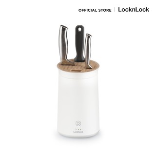 LocknLock ที่เก็บมีด Knife Holder UV-C Sterilization 2 in 1 รุ่น ENS111WHT (1)