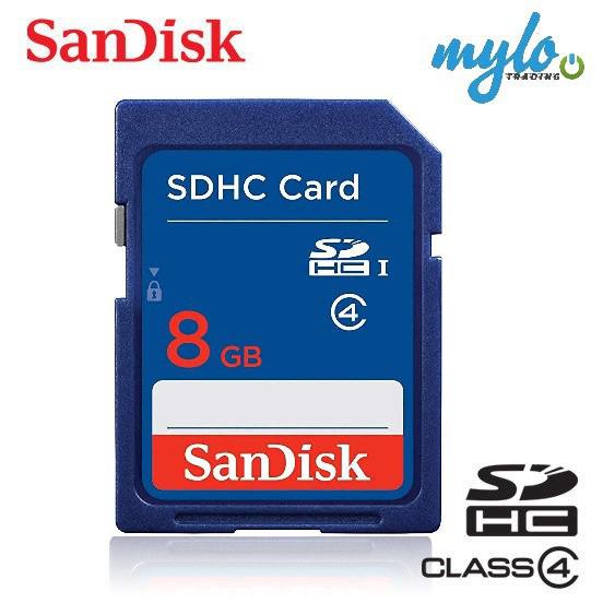 Sandisk SD Class 4 Memory Card (8GB)[สำหรับการจัดส่งฟรี]