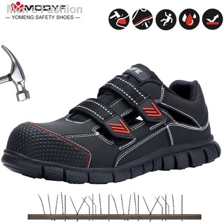 №❁รองเท้านิรภัย หัวเหล็ก แผ่นเหล็ก รองเท้า รองเท้าทํางาน Safety shoes Steel shoe