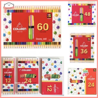 📍ถูกที่สุด!📍สีไม้คอลลีน (Colleen) สีไม้ สีไม้colleen ดินสอสี ดินสอสีไม้ 12/24/36/48/60สี ของแท้ 100%