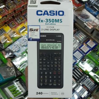 (โฉมใหม่)Casio FX-350MS รุ่น2 เครื่องคิดเลขวิทยาศาสตร์ ของแท้รับประกัน2ปีจากCMG