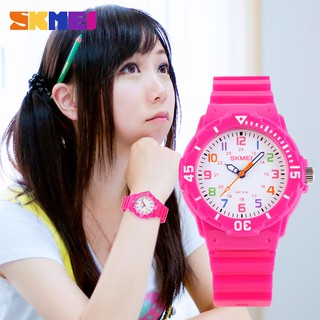SKMEI 1043 นาฬิกา นาฬิกาแฟชั่นเด็ก นาฬิกาสปอร์ตกันน้ำสำหรับเด็ก ว่ายน้ำนาฬิกาข้อมือควอทซ์ (1)