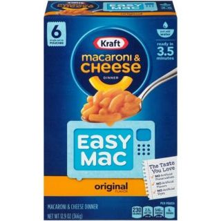 🍝พร้อมส่งเจ้าแรก! kraft mac & cheese Easymac macaroni & cheese จาก kraft อเมริกา🇺🇲 (366 g.)