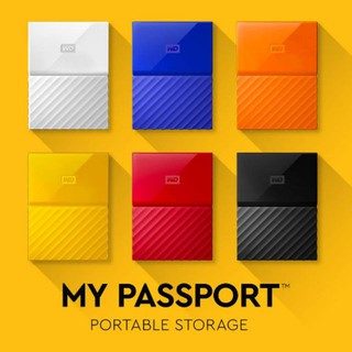 Western Digital WD My Passport Portable Storage External Hard Disk Colourful
