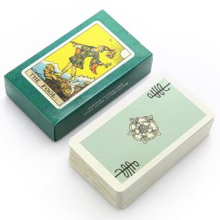 78Pcs/Set Smith Tarot Deck Board Game Cards Full English Radiant Rider Wait Tarot Cards