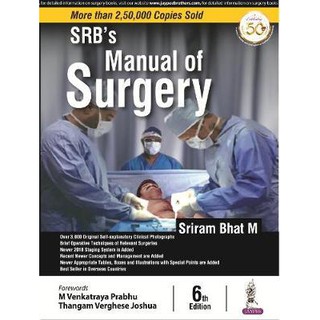 SRB s Manual of Surgery, 6ed - ISBN 9789352709076