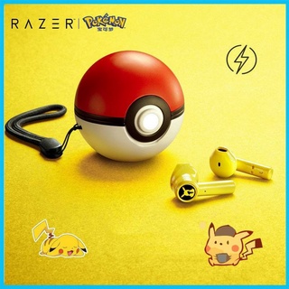 หูฟัง Razer Pokemon Pikachu Limited Edition True Wireless Pro Earbuds หูฟังไร้สาย หูฟังเล่นเกม หูฟังเล่นเกมส์ Gaming (1)
