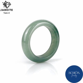 แหวนหยกแท้ (เบอร์52.5-54.5) Jadeite Type A พม่า ( รับประกันหยกพม่าแท้ตลอดชีพ ) เซอร์ผ่านแน่นอนครับ หยก หยกแท้ 100