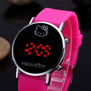Hello Kitty นาฬิกาอิเล็กทรอนิกส์ แฟชั่นสำหรับเด็ก