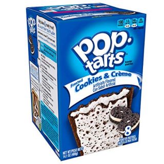 ⚡พร้อมส่ง⚡ป๊อปทาร์ต pop tarts ✅✅ รส cookies & creme จาก kelloggs อเมริกา🇺🇲
