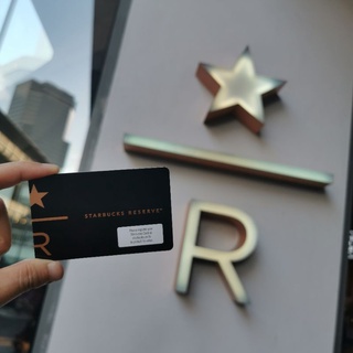 บัตรสตาร์บัค บัตรเปล่า Starbucks Reserve card ( Starbuck )