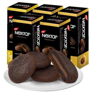(ลดเหลือ 0 บาท ใช้โค้ด ZJZEB8) Nextar Brownies บราวนี่สอดใส้ช็อคแลต กล่อง 8 ชิ้น นำเข้าจากต่างประเทศ
