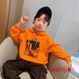 ★aishijia☆【90-150】เด็กชายฝ้ายเสื้อกันหนาวใหม่คลุมด้วยผ้าเสื้อแขนยาวเด็กฤดูใบไม้ร่วงเด็กเล็กเสื้อผ้าเด็กใหญ่หล่อฤดูใบไม้ร่วงน้ำ เด็กชายhoodie แฟชั่นhoodie แขนยาวผู้หญิงsweats & hoodies