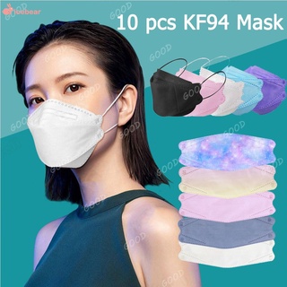 KF94 หน้ากากอนามัย ทรงเกาหลี 3D แพ็ก 10 ชิ้น งานคุณภาพเกาหลี ป้องกันไวรัส