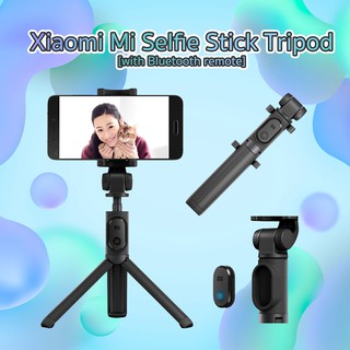 Mi Bluetooth selfie stick ไม้เซลฟี่ใช้ได้กับมือถือทุกรุ่น รีโมตควบคุมการถ่ายภาพด้วยการเชื่อมต่อบลูทูธ