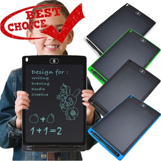 【ready stock】แป้นวาดภาพ กระดานวาดภาพ 4/8.5/12 inch นิ้ว LCD Magical Writing Board Children Gifts Drawing Tablet