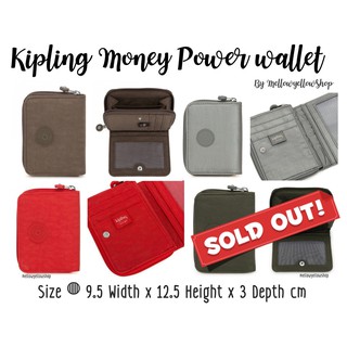 kipling money power medium wallet