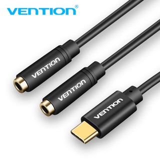 Vention USB Type C to Dual 3.5mm Audio Extension Cable Type-C to 3.5mm Aux Splitter