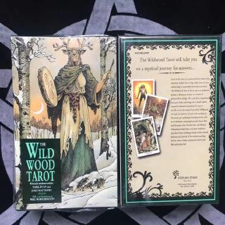 [ready stock] 78Pcs/Set Wild Wood Tarot English Mysterious Animal Playing Cards Game