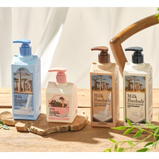 KOREA Milk BAOBAB Perfume White Musk Shampoo, Treatment, Body wash 500ml ilE0