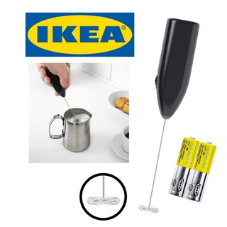 IKEA อิเกีย ที่ตีฟองนม ที่ตีฟองนมสแตนเลส ตีฟองนมไร้สาย ตีฟองนมไฟฟ้า ตีนม ทำขนม ตีนมทำขนม ตีฟองนม เครื่องทำฟองนม ตีไข่ (1)