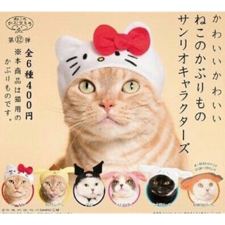 🐱หมวกแมวSanrio🐱#หมวกแมวกาชาปอง (1)