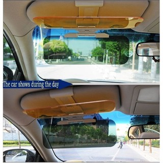 ม่านบังแดดรถยนต์ Day Night Sun Visor Anti-Glare clip-on Driving Vehicle SHIELD