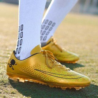 2019 Gold Soccer Shoesรองเท้าฟุตบอลรองเท้าฟุตบอลอาชีพรองเท้าฟุตบอลฟุตซอล รองเท้าสตั๊ด รองเท้าฟุตบอลที่ราคาถูกที่สุดในนี้