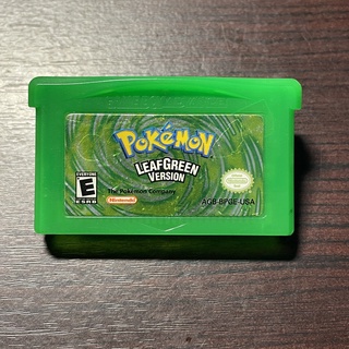 ตลับแท้ Pokemon Leaf Green (US) GBA