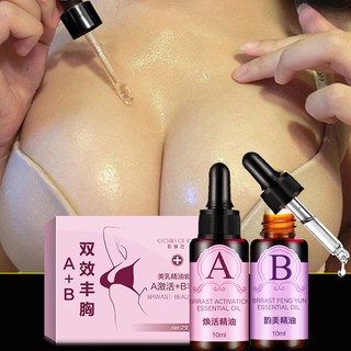 เซรั่มเสริมสุขภาพเต้านมธรรมชาติ ครีมน้ำมันหอมระเหย A+B Natural Healthy Breast Enhancement Serum Essential Oil