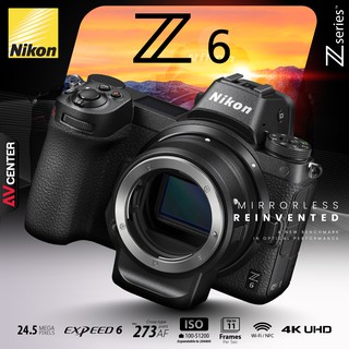 Nikon Camera Z6 Mirrorless Fullframe เมนูไทย [รับประกัน 1 ปี By AVcentershop]