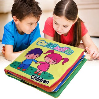 ของเล่นเด็กอ่อน มีเสียง หนังสือผ้า สำหรับเด็ก