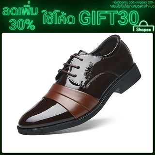 【โค้ด __(GIFT30)_ ลด 30%】รองเท้่าธุรกิจ สำหรับผู้ชาย ีองเท้าอ๊อกฟอร์ด
