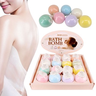 bath bomb น้ํามันหอมระเหยแฮนด์เมดบรรเทาความเครียด