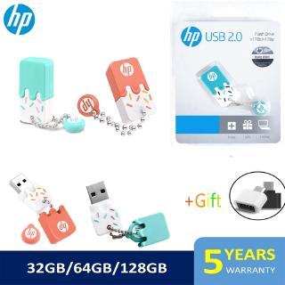 HP USB แฟลชไดรฟ์ 2.0 ซิลิโคนไดรฟ์หัวแม่มือไดรฟ์ไดรฟ์ปากกา USB + OTG อะแดปเตอร์ 4G / 8GB / 16 GB / 32 GB / 64G / 128G น่ารัก PenDrive USB / หน่วยความจำ / pendrive pendrive / ฮาร์ดไดรฟ์ภายนอก / usb ปากกาไดรฟ์ (1)