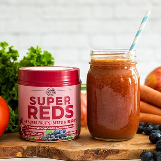 พร้อมส่ง Super Reds Energizing Polyphenol Superfood Berry Flavor 200g. Country Farms