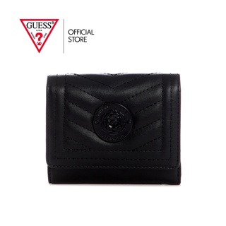 GUESS กระเป๋า รุ่น VG812743 LIDA SLG SMALL TRIFOLD สีดำ กระเป๋าผู้หญิง กระเป๋าสตางค์