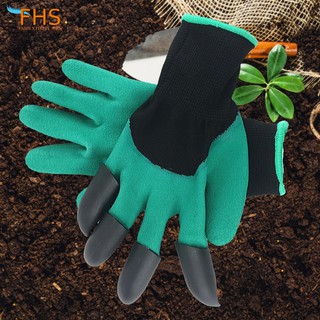 Garden Gloves ถุงมือ ขุดดิน พรวนดิน ถุงมือขุดดินทำสวน
