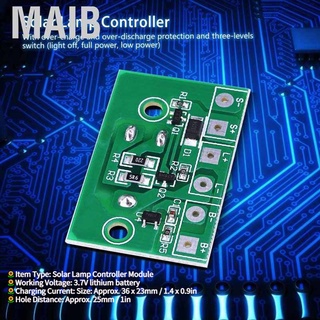 Maib 【READY STOCK】3.7V โมดูลควบคุม แผงควบคุมโคม ไฟโซลาร์เซลล์ ลูปอัตโนมัติสามระดับ (1)